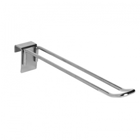 Supermarket Chrome Double Prong Cross Bar Hook