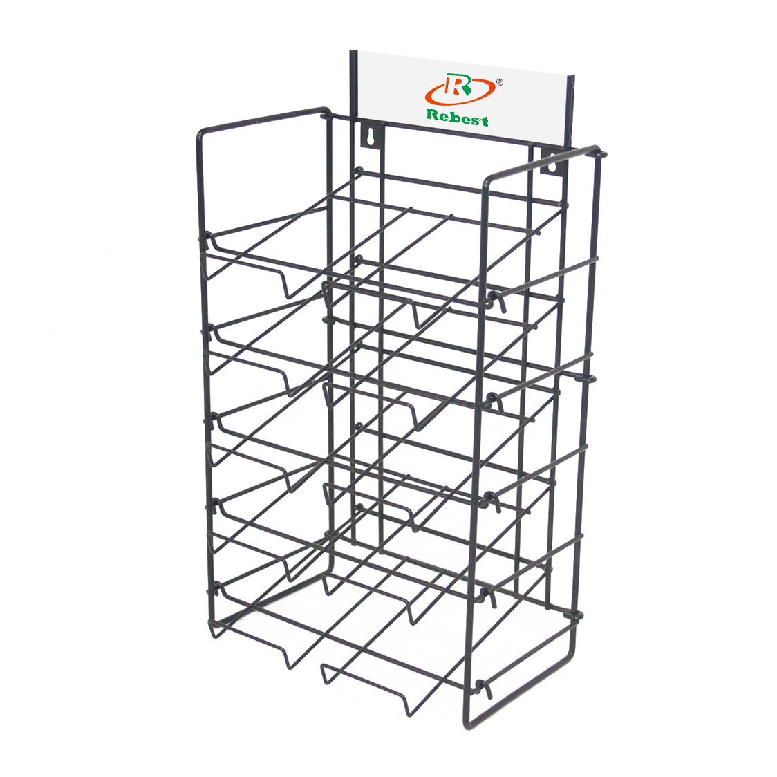 5-Shelf Fold-up Retail Wire Counter Top Display Rack