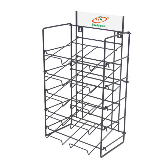 5-Shelf Fold-up Retail Wire Counter Top Display Rack