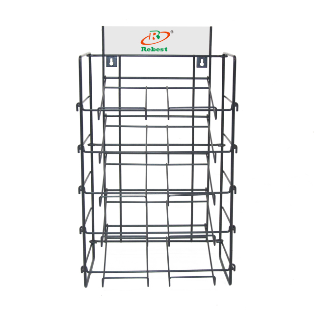 5-Shelf Fold-up Retail Wire Counter Top Display Rack