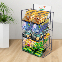 5-Shelf Fold-up Retail Wire Counter Top Display Rack