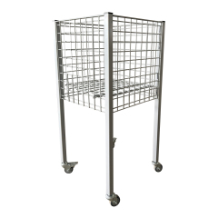 Counter 40*40 Basket-Fixed wire stand with movable shelf