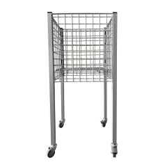 Counter 40*40 Basket-Fixed wire stand with movable shelf