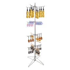 Retail Wire Floor Rotating Spinning Display Rack|Hook Display Rack