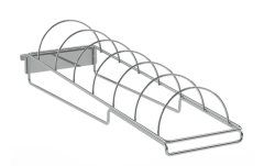Supermarket Grocery Store Dishes Shelf Hook|Plate Holder 400,500,600 for 30x15mm bar