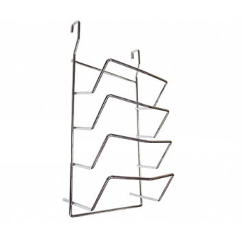 4 Layer Pot Lid Metal Hanging Holder |Pan Pot Cover Rack Kitchen Organizer