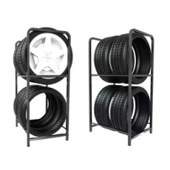 2 Tier Car Accessories Display Rack Shop Shelves