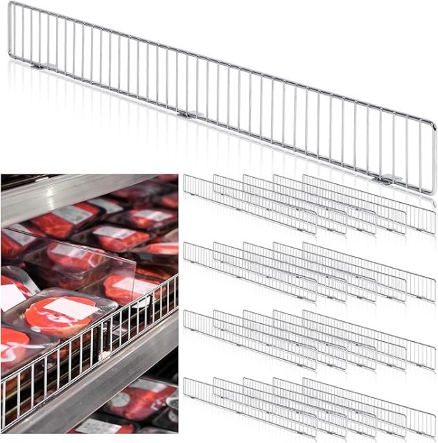 Wire shelf divider Front Fence for 36” W Gondola wire shelving