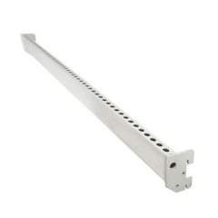 Perforated Rectangular Rear Support Bar For supermarket shelf