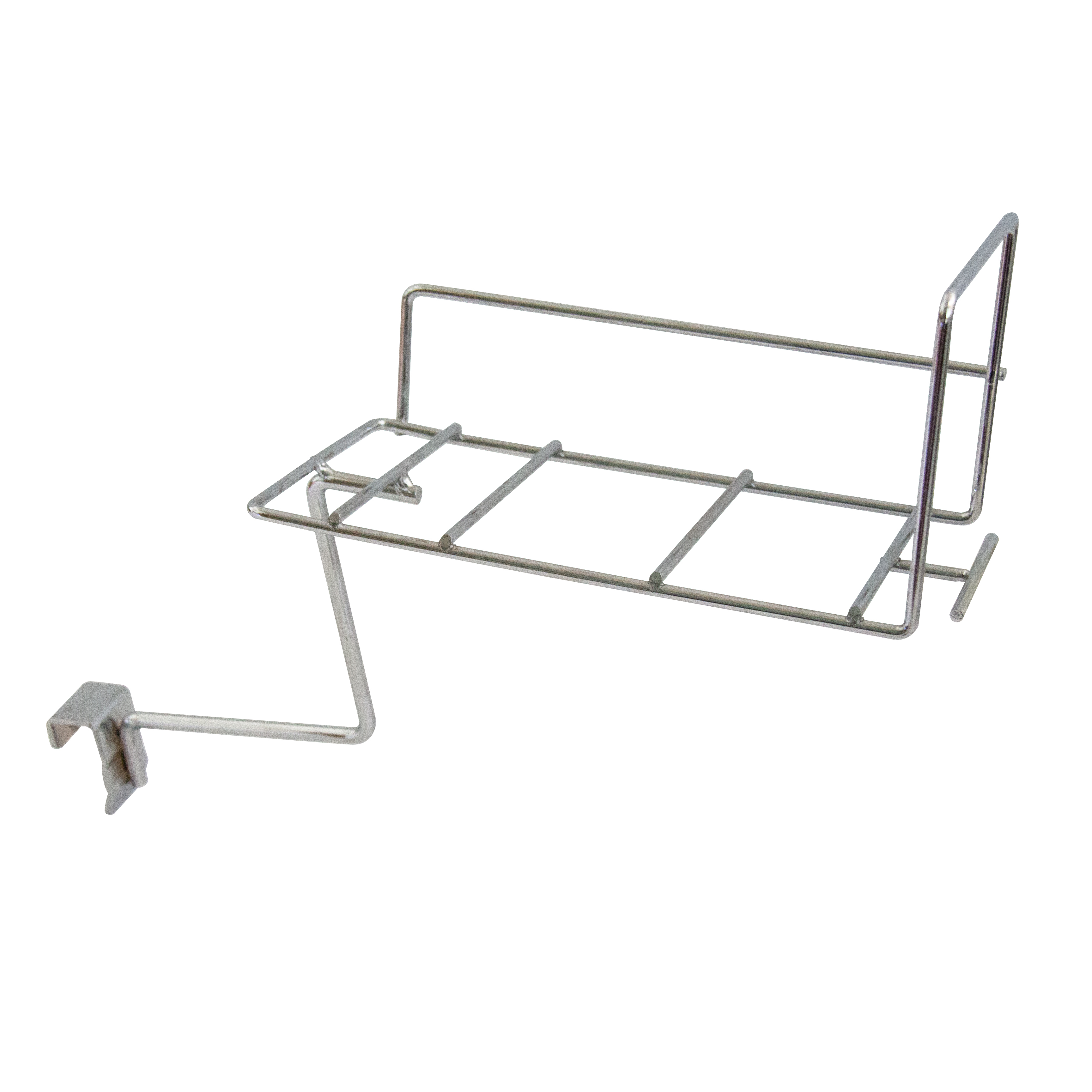 Chrome Metal Tube Shelf Hook For Supermarket Display Mixer use