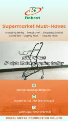 2-tier Japanese style shopping cart