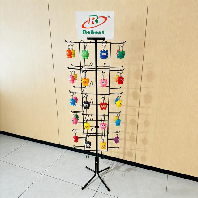 Retail Display Stand Rotating Display Stand 6 Tier for Craft shows,Key chain
