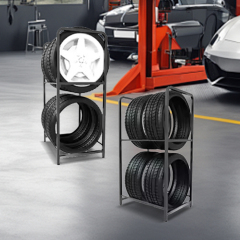 2 Tier Car Accessories Display Rack Shop Shelves