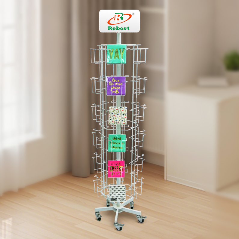 36-Pocket Rotating Greeting Card Display Stand