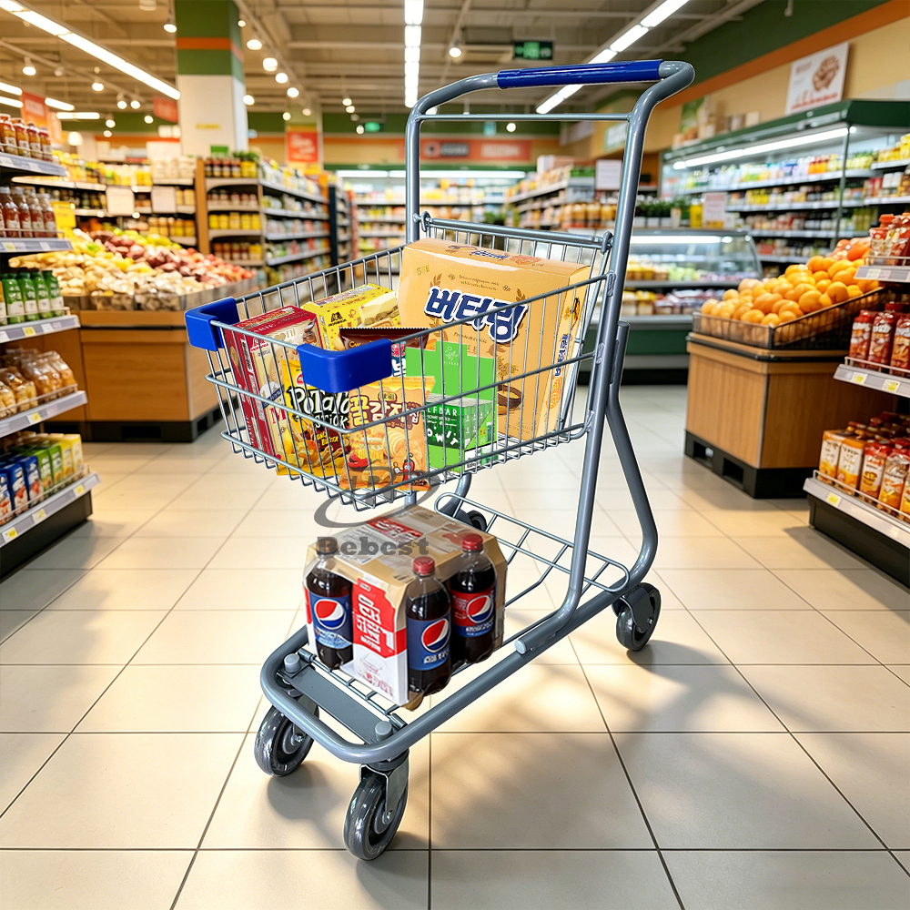 Single Basket Express Shopping trolley