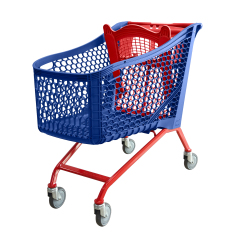 180L Durable Plastic  Shopping Trolley