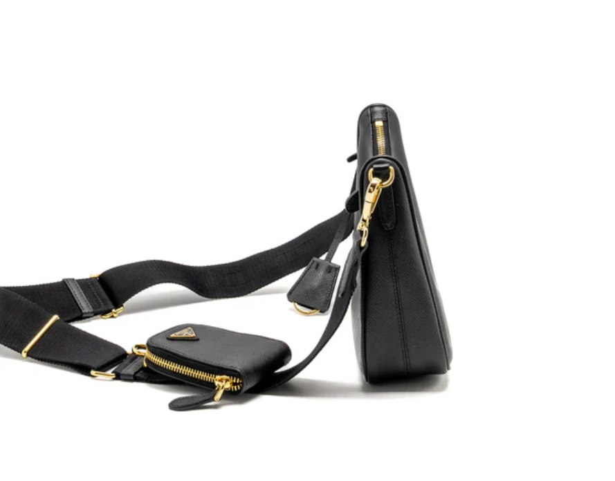 Prada Re-Edition 2005 Saffiano Leather Black GHW