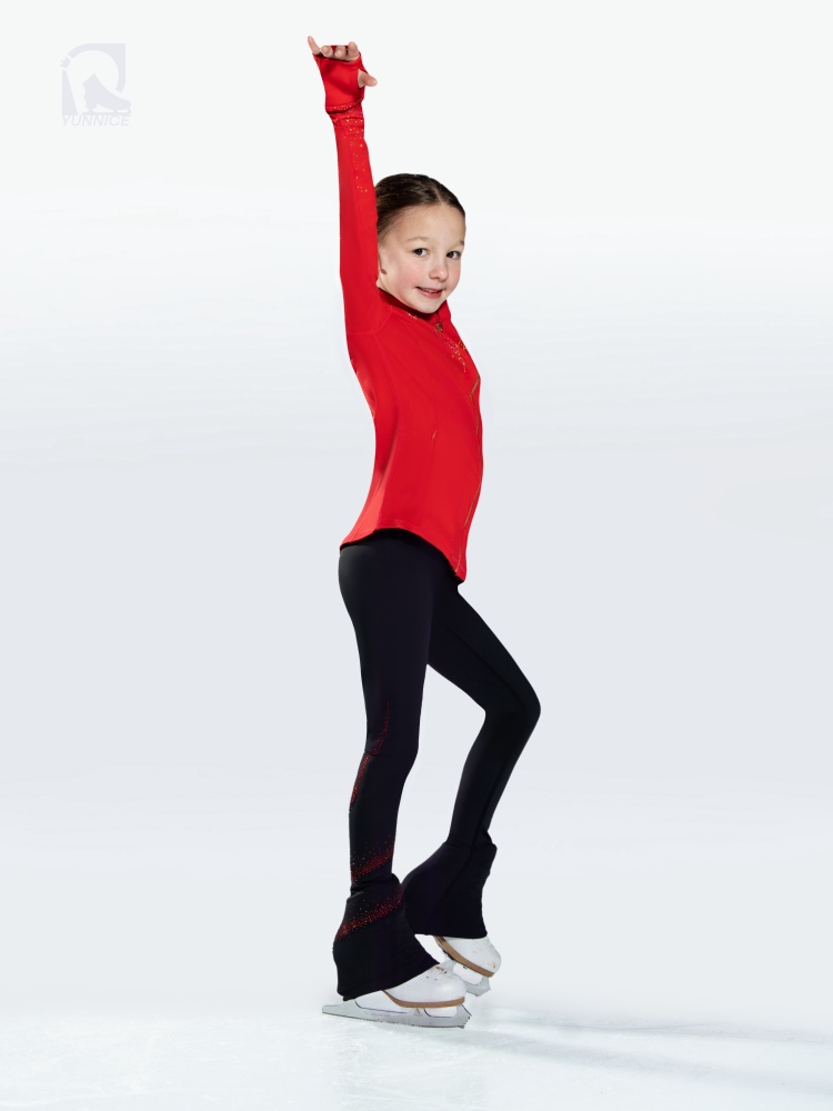 Lycra Fleece Skating Legging （Crystal）