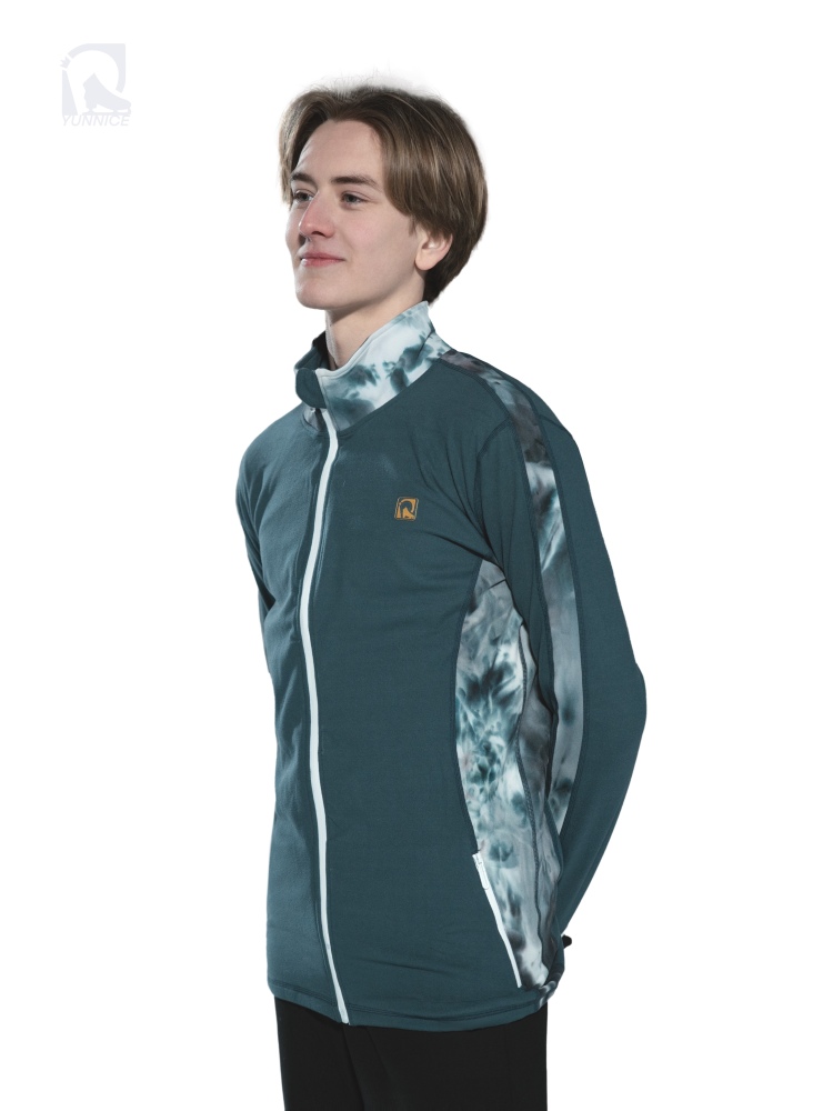 「Tie-dye Matcha」Training Fleece Jacket