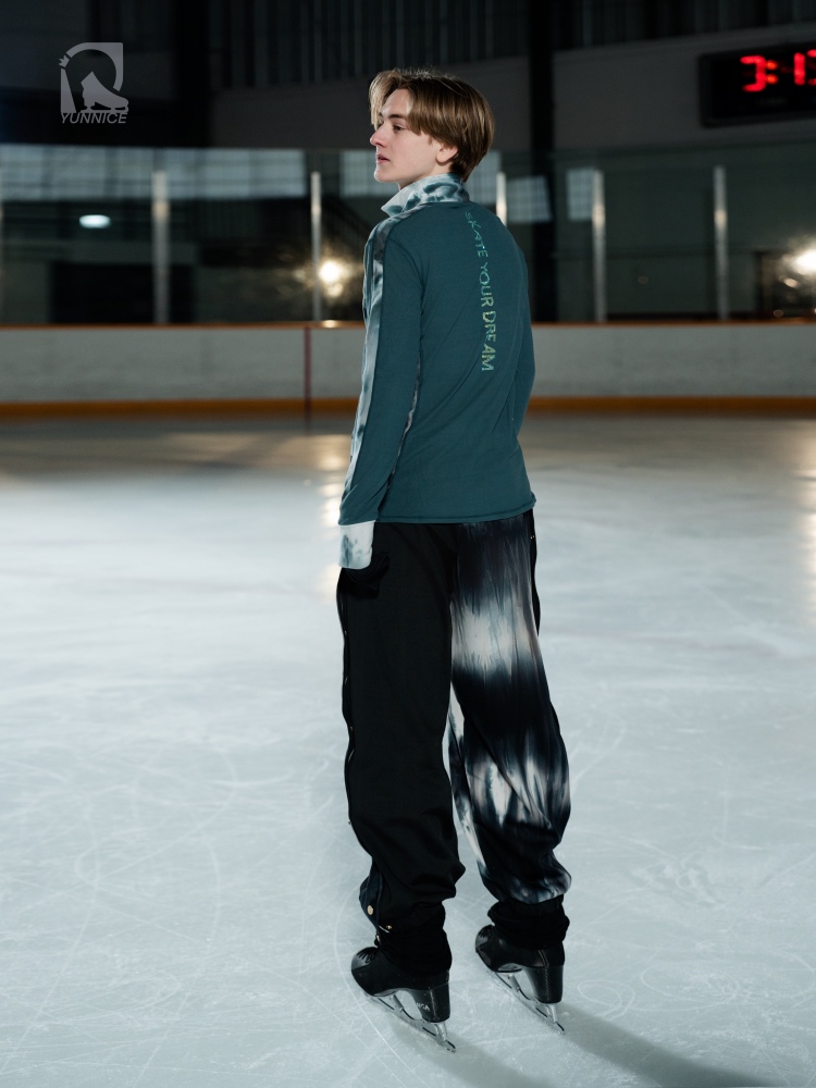 「Tie-dye Matcha」Training Fleece Jacket