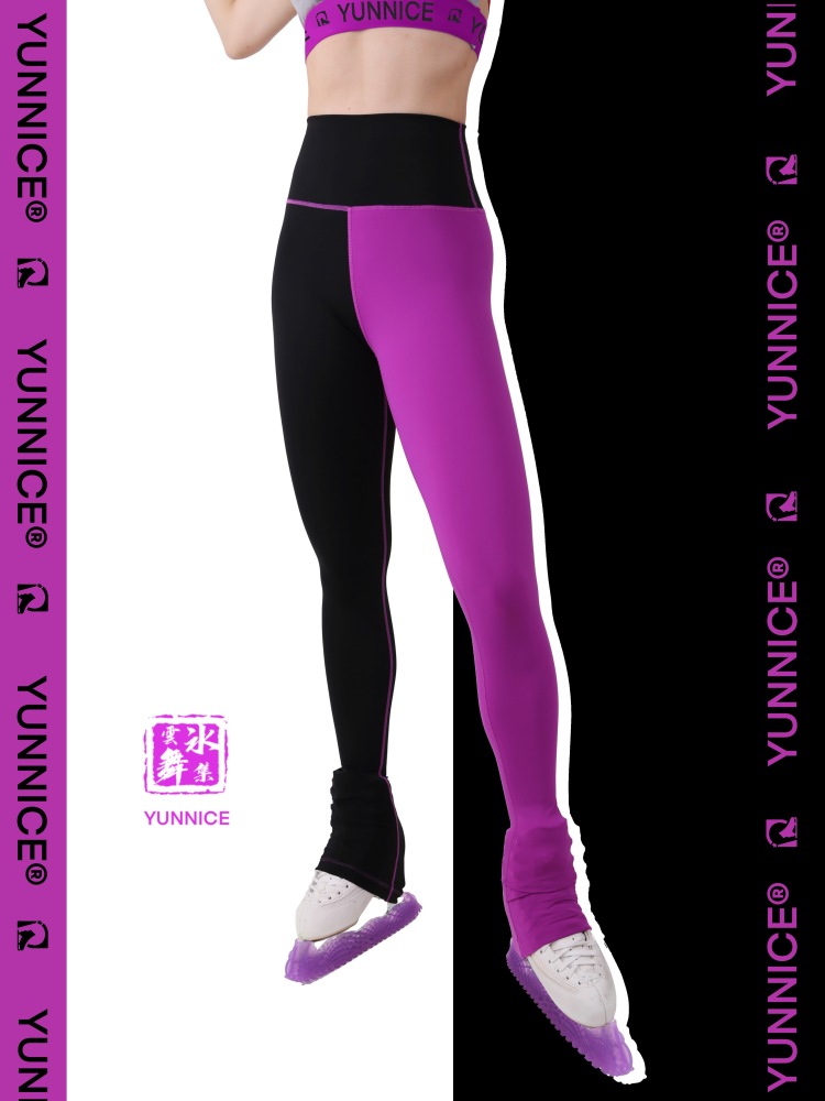 Candy Color Contrast Skating Legging