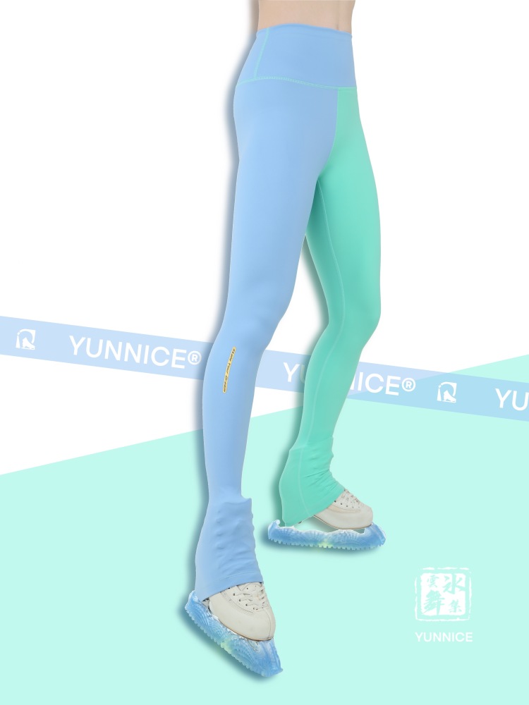 Candy Color Contrast Skating Legging