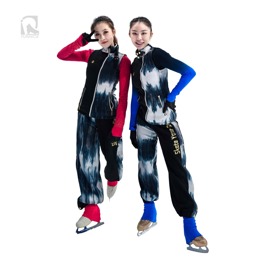Tie-dye Fleece Training Zipper Pants