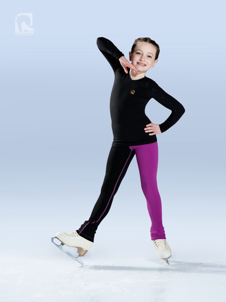 Candy Color Contrast Skating Legging