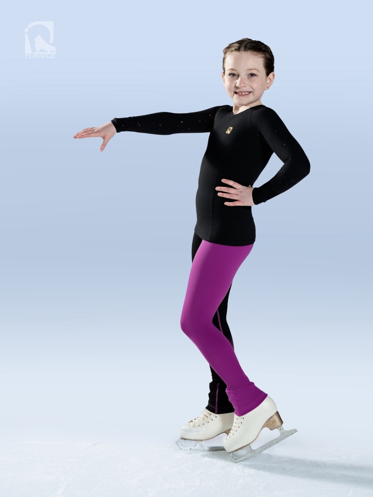 Candy Color Contrast Skating Legging