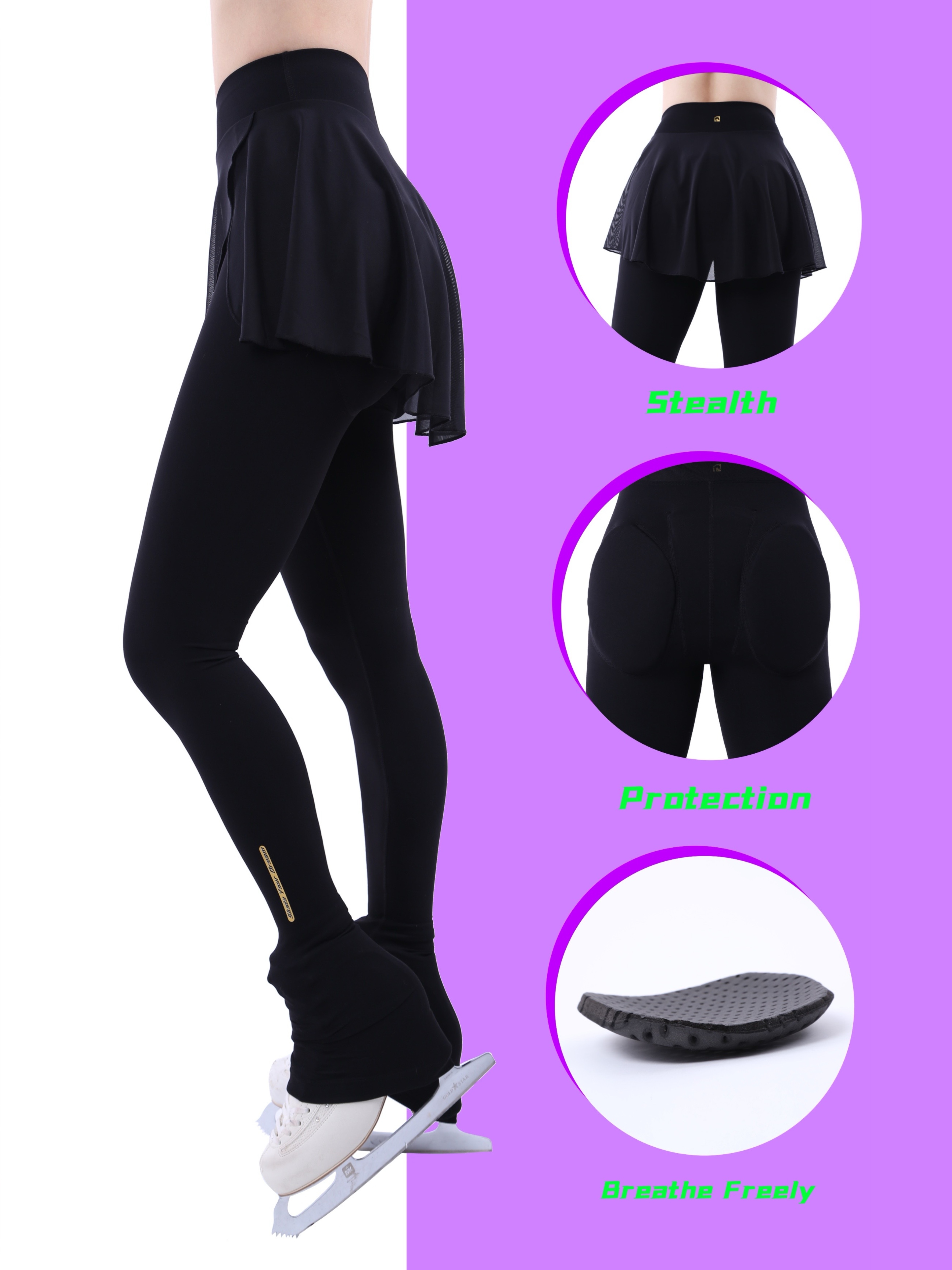Ultra-stealth：Hip Protector Skating Legging（Lycra）