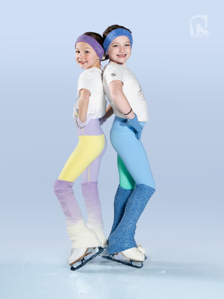 Candy Color Contrast Skating Legging