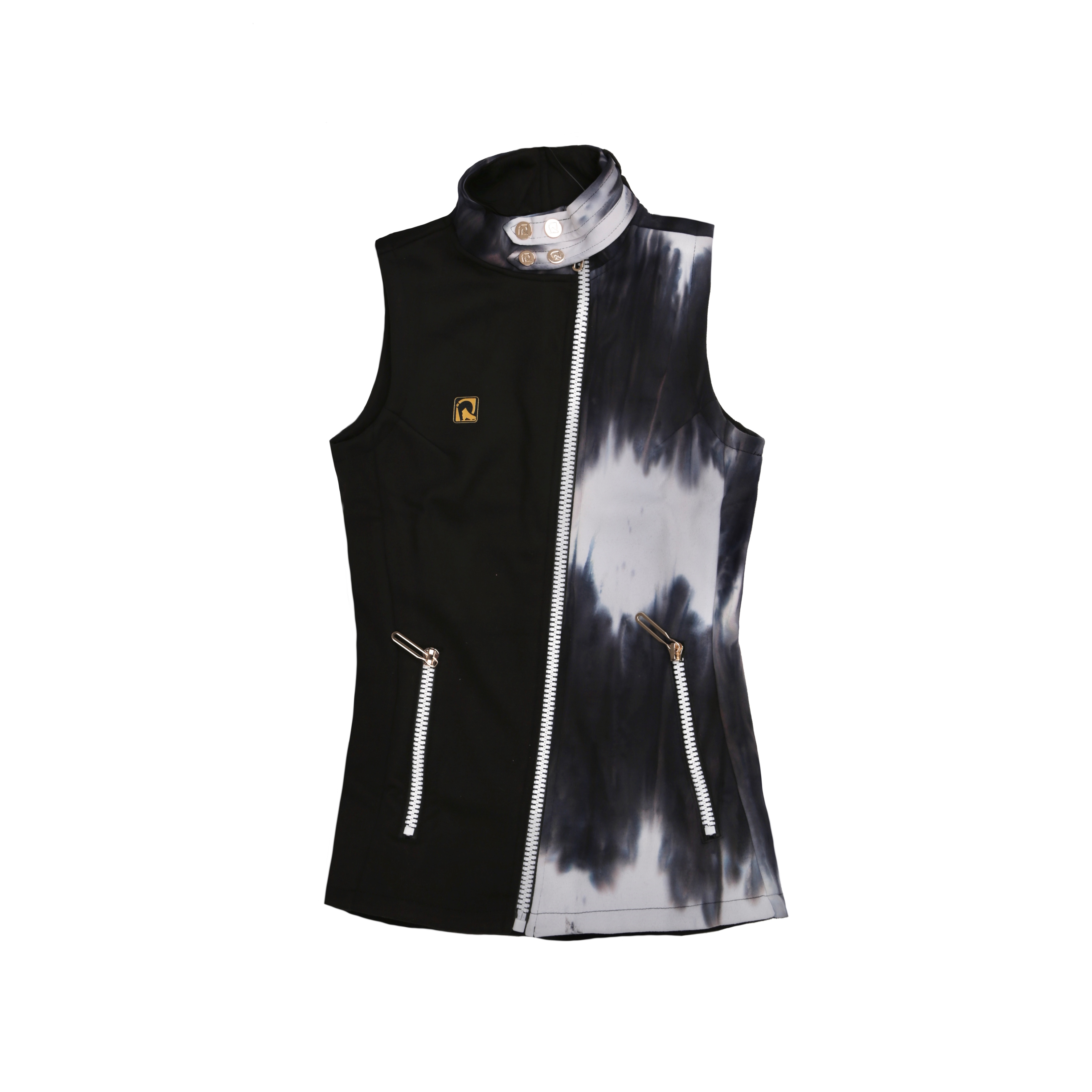 Tie-dye Fleeced Vest