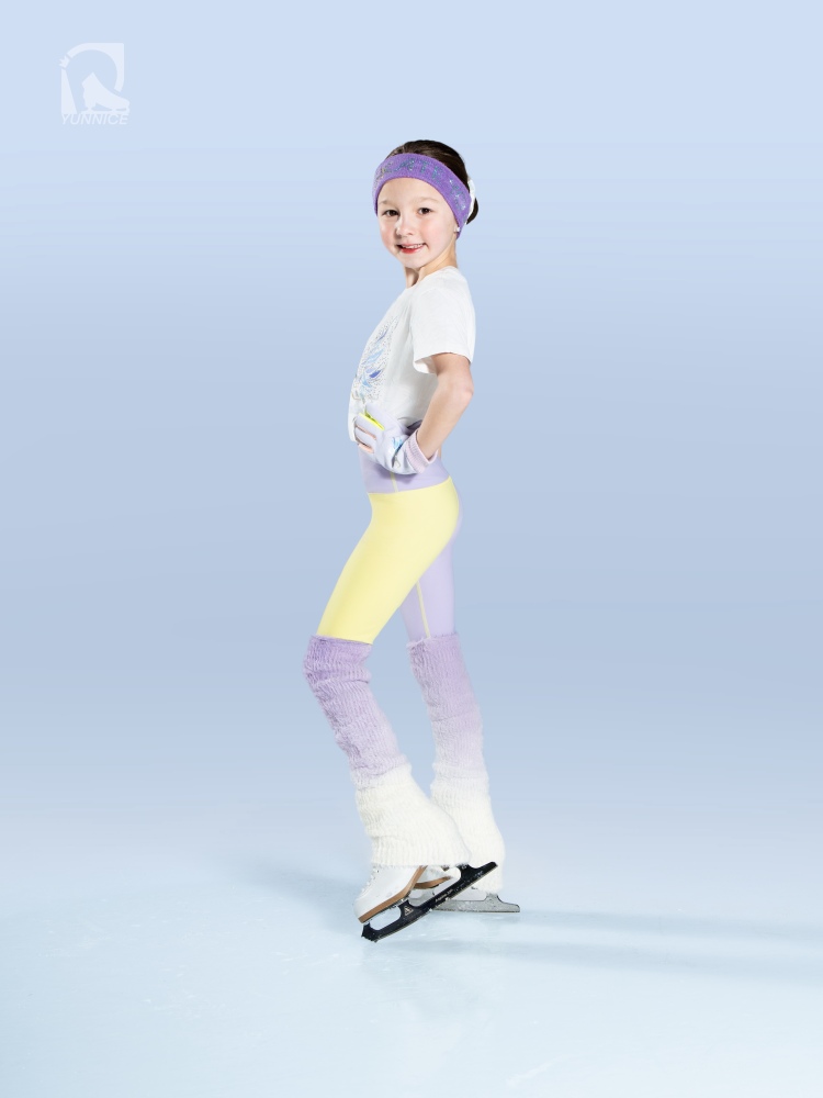 Candy Color Contrast Skating Legging