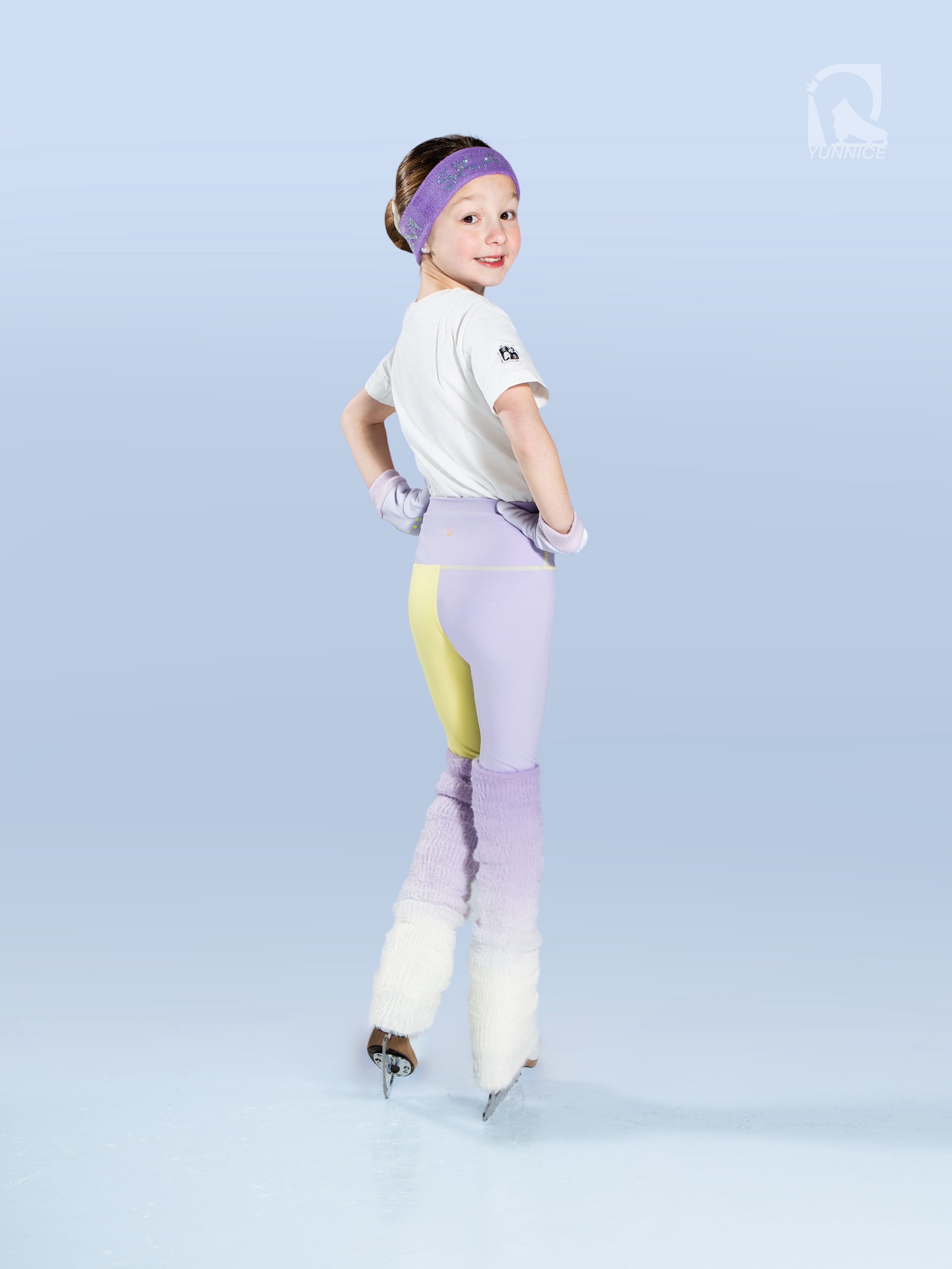 Candy Color Contrast Skating Legging