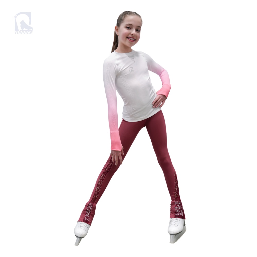 「Roses de Versailles」 Lace Skating Legging