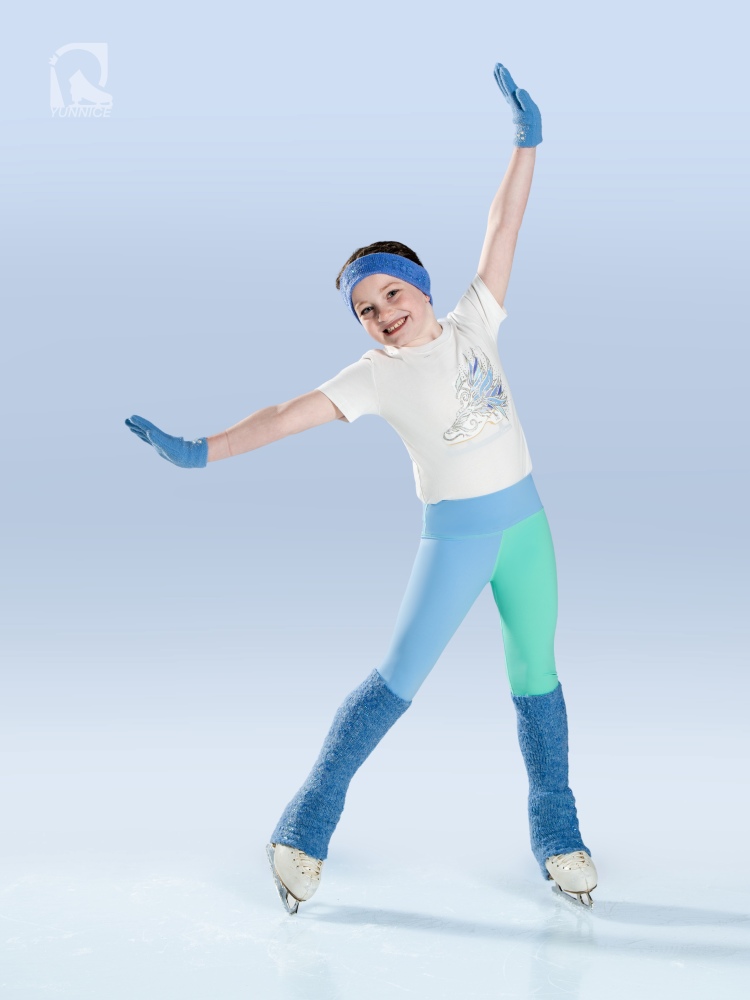 Candy Color Contrast Skating Legging
