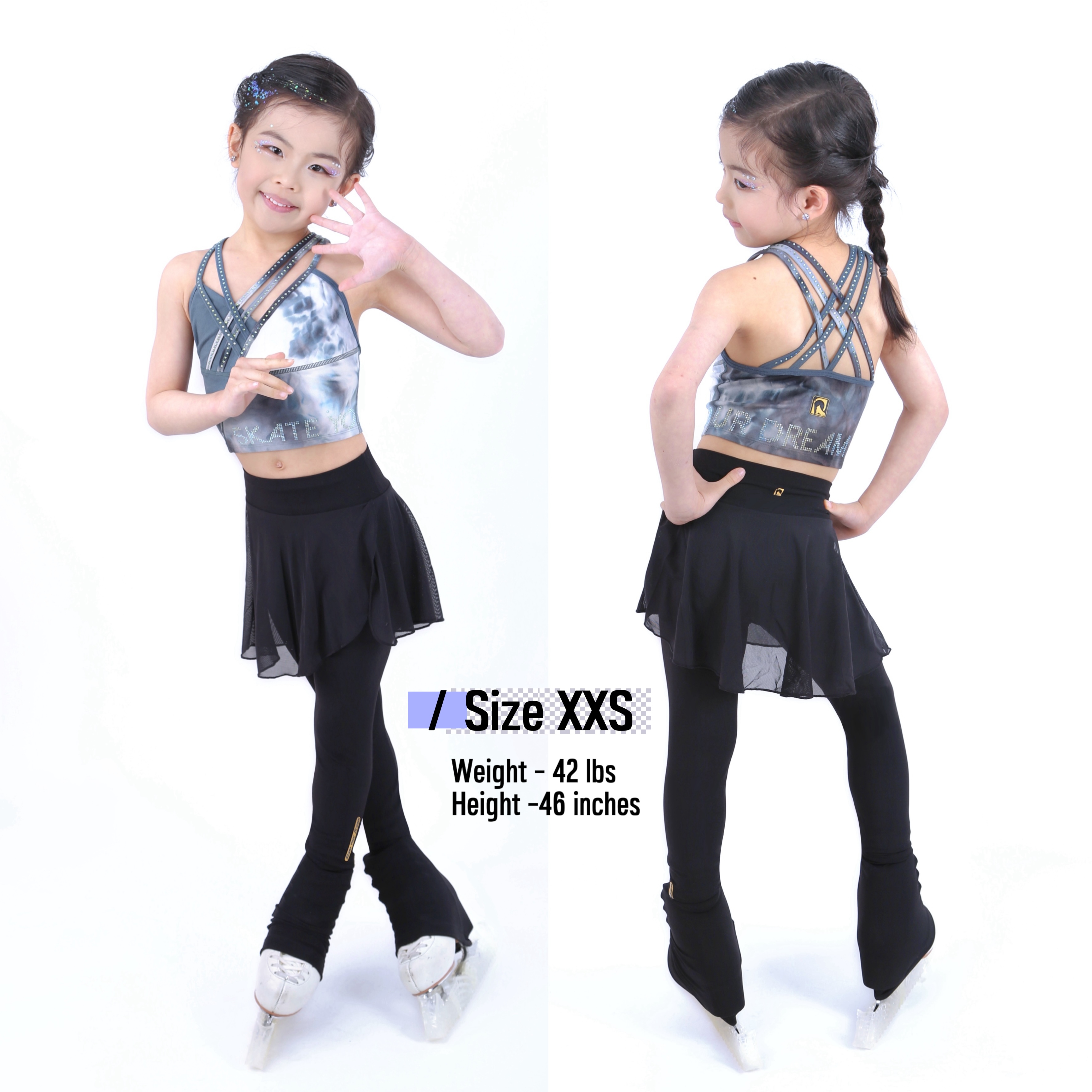 「Tie-dye Matcha」Training Fleece Sports Vest