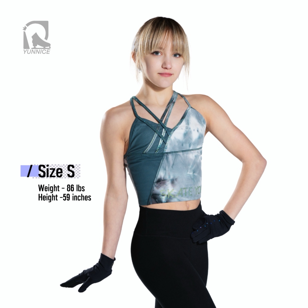 「Tie-dye Matcha」Training Fleece Sports Vest
