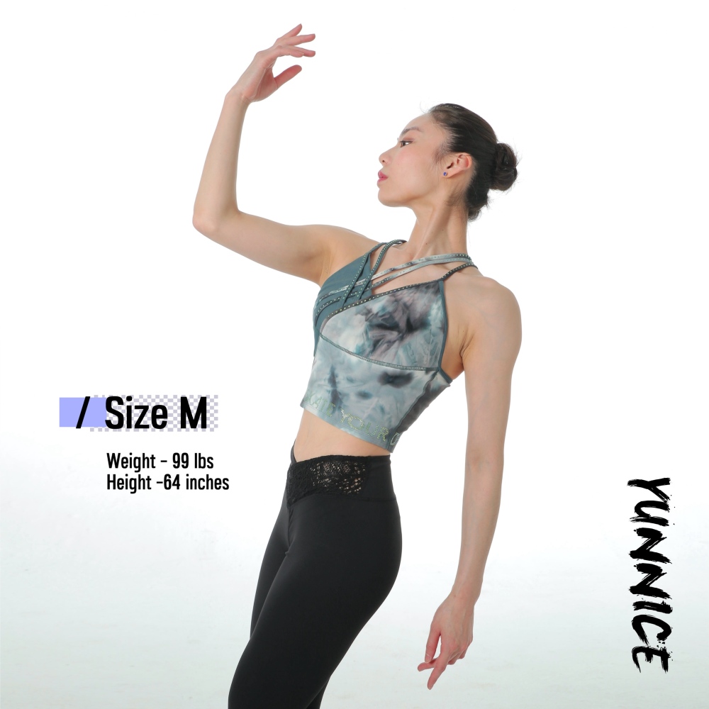 「Tie-dye Matcha」Training Fleece Sports Vest