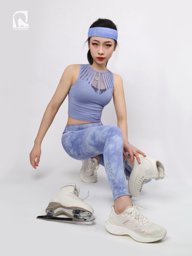 Ground Training Pants（White Blue-Crystal）