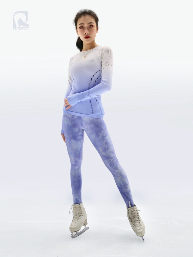 Ground Training Pants（White Blue-Crystal）