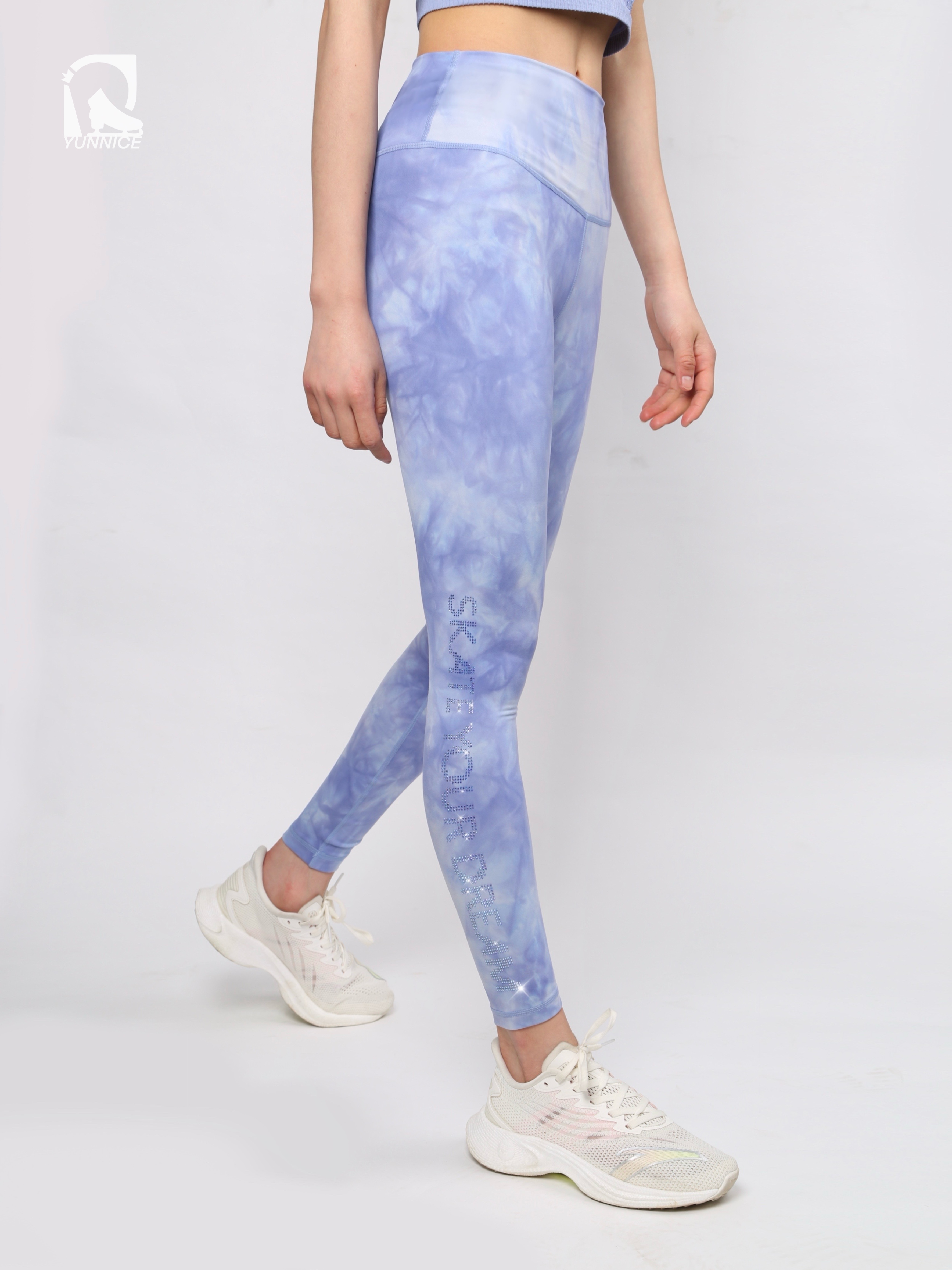 Ground Training Pants（White Blue-Crystal）