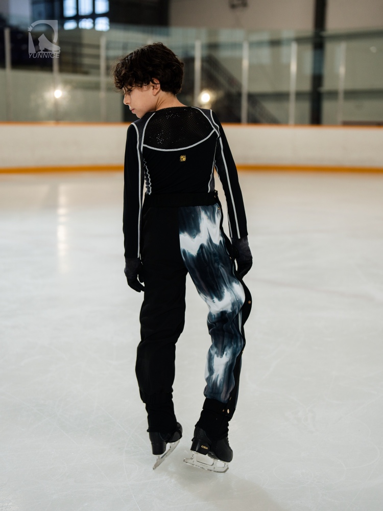 Tie-dye Fleece Training Zipper Pants