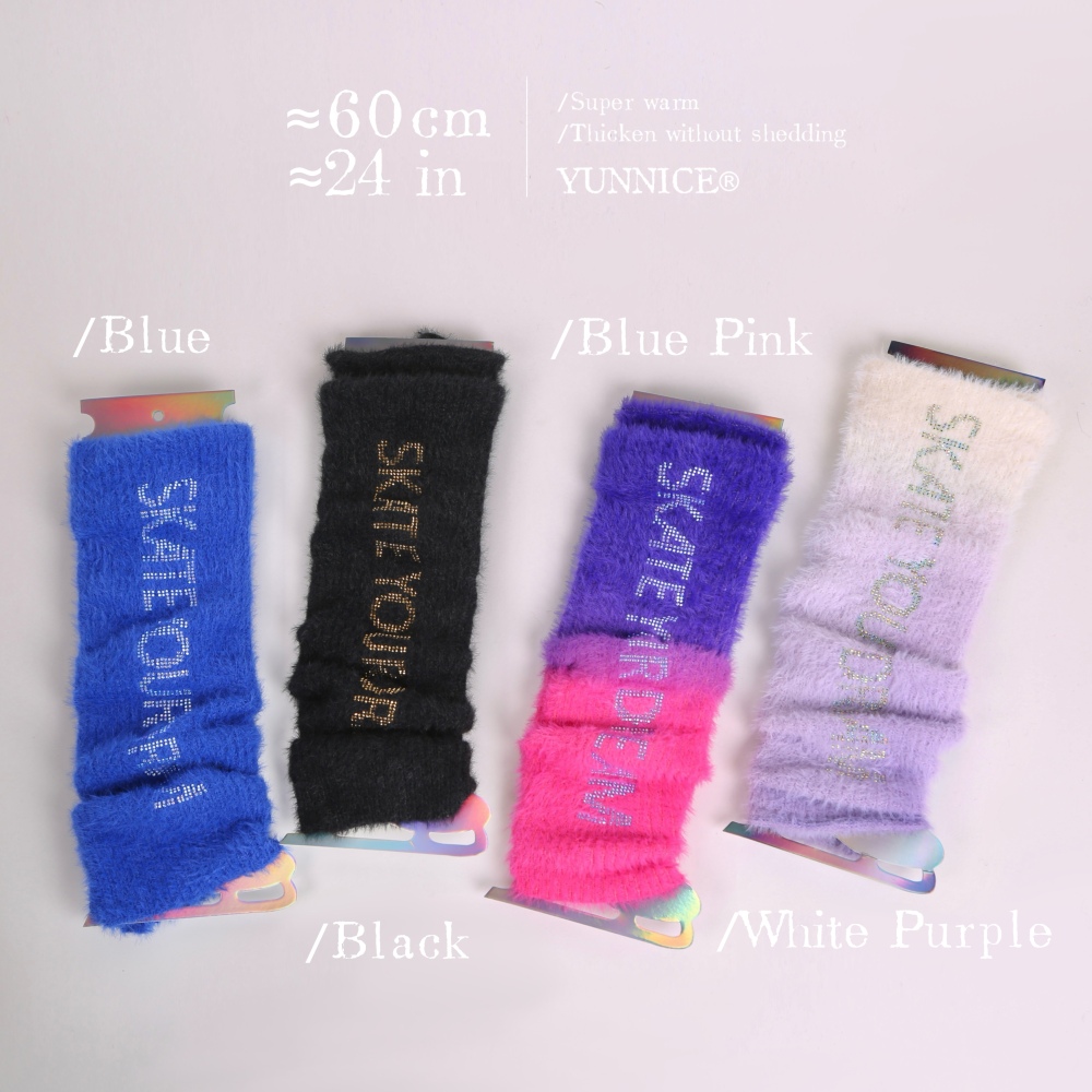 Long fleece leg warmers （Length≈60cm/24in）