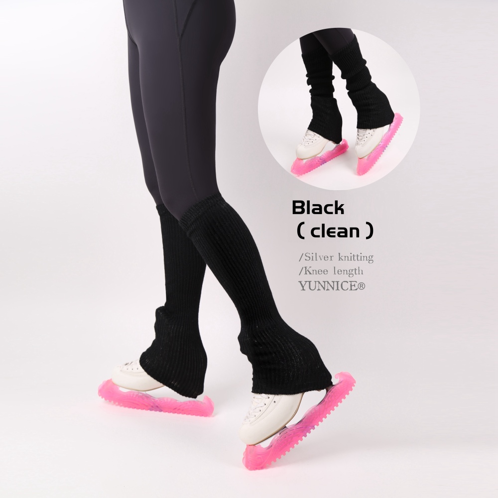 Filamentary Silver Fleece Leg Warmers （Length≈22- 25in）