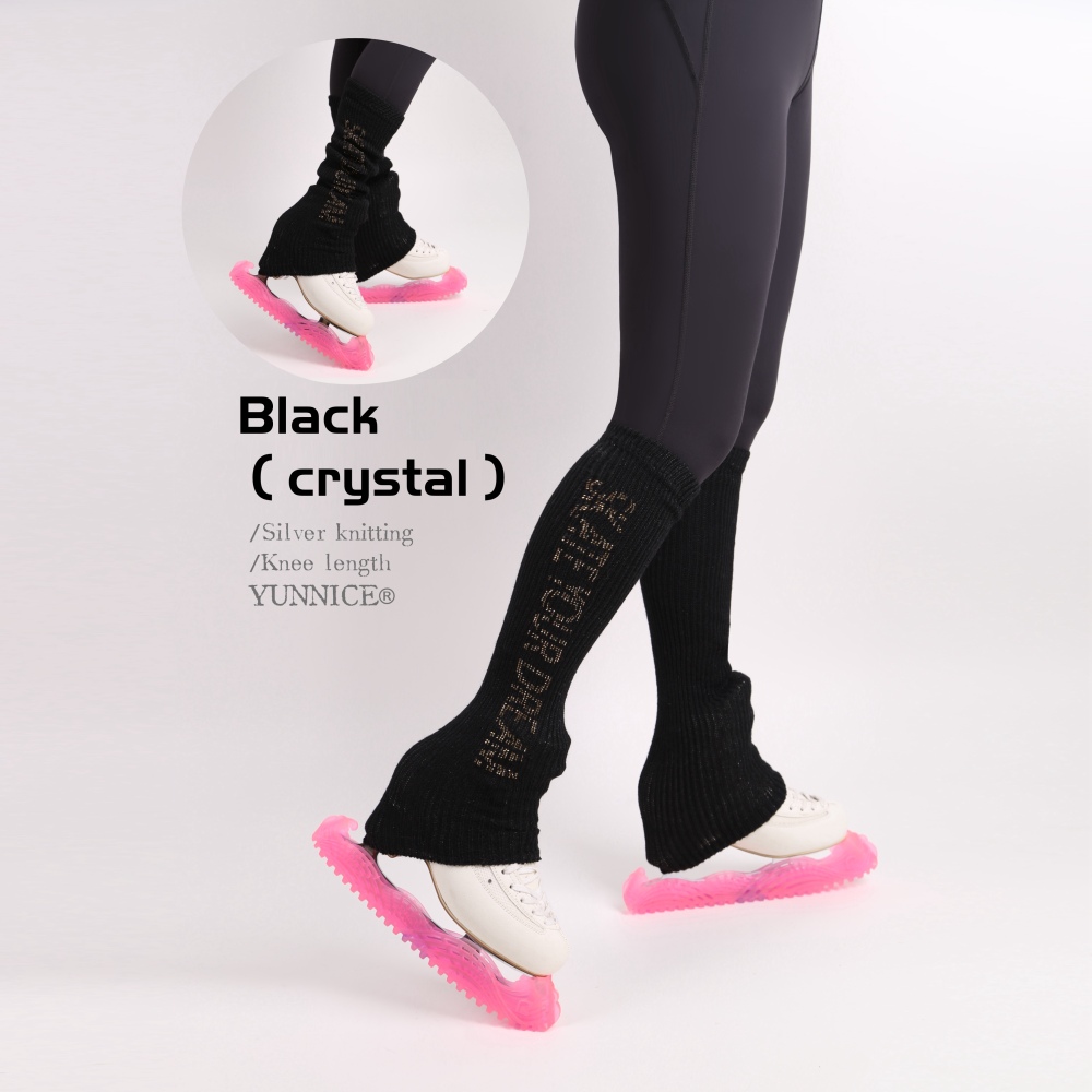 Filamentary Silver Fleece Leg Warmers （Length≈22- 25in）