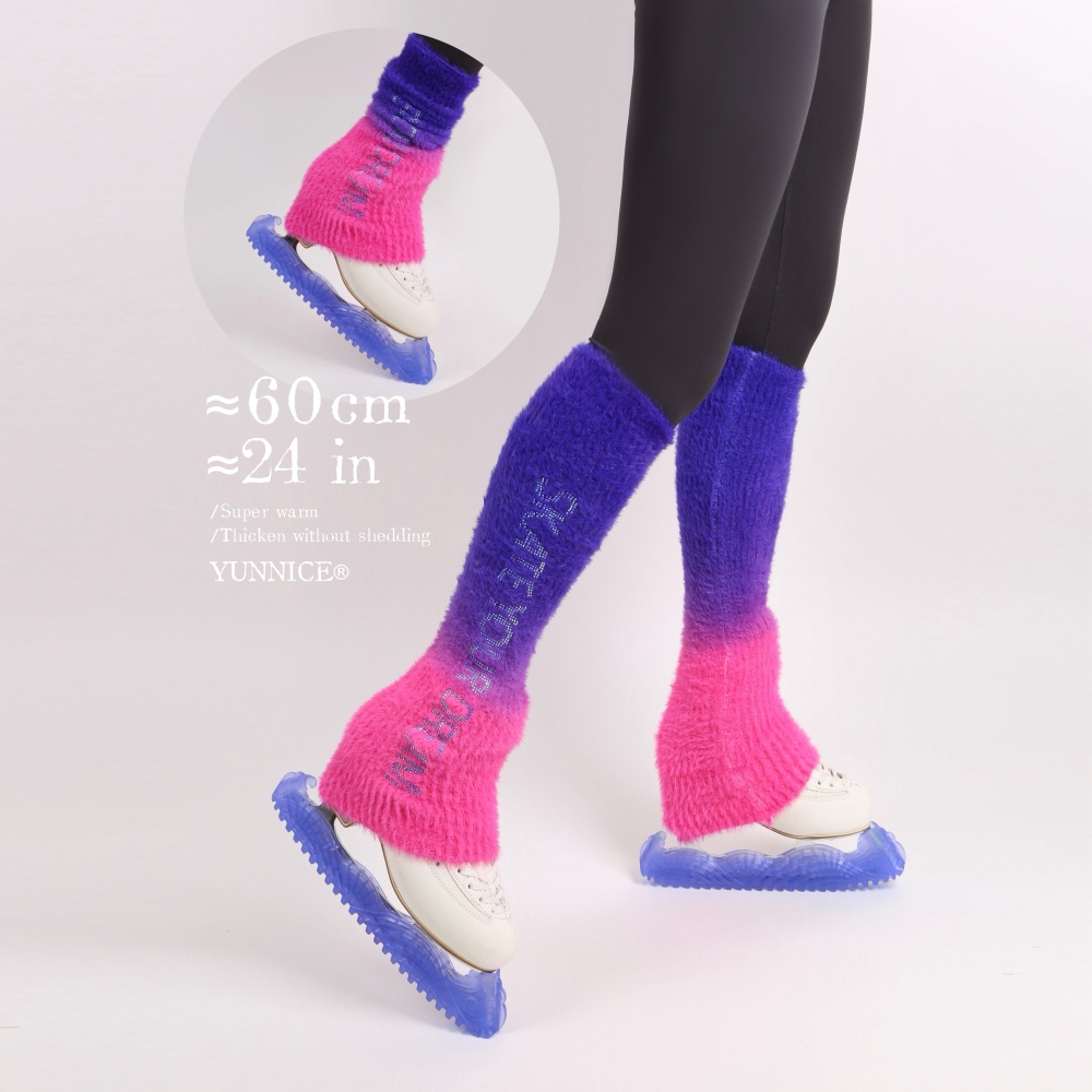 Long fleece leg warmers （Length≈60cm/24in）