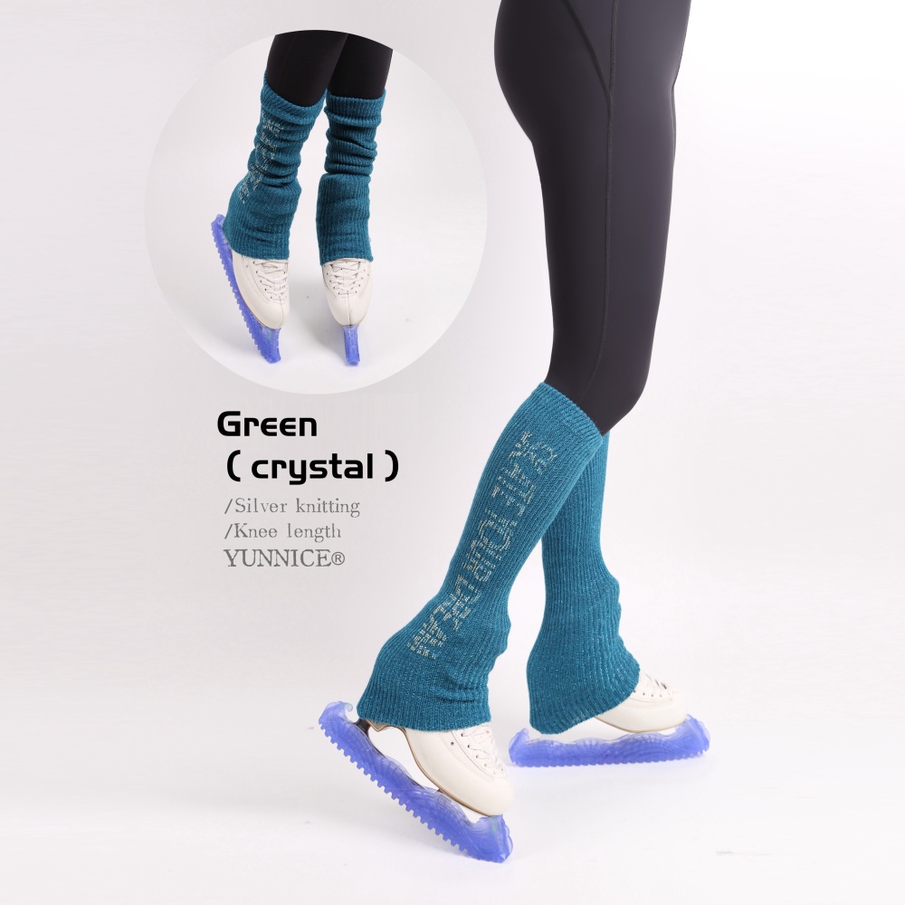 Filamentary Silver Fleece Leg Warmers （Length≈22- 25in）