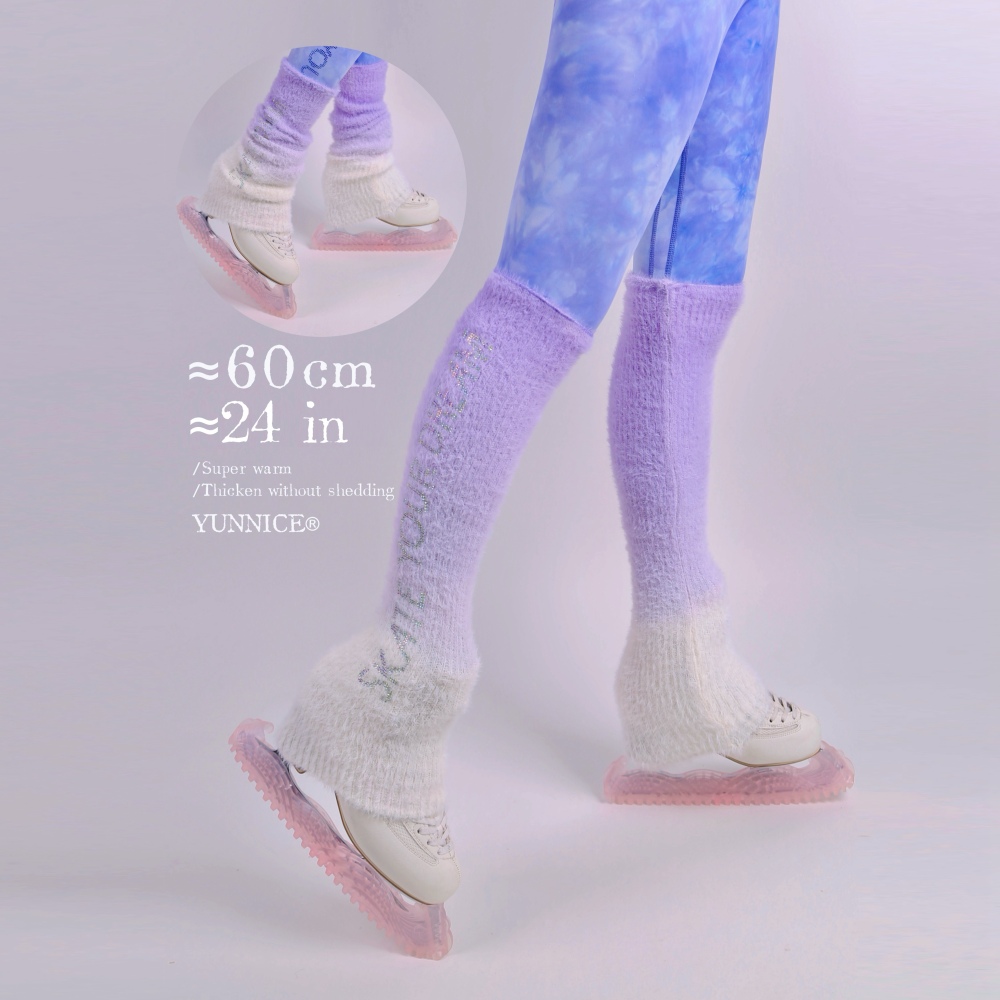 Long fleece leg warmers （Length≈60cm/24in）