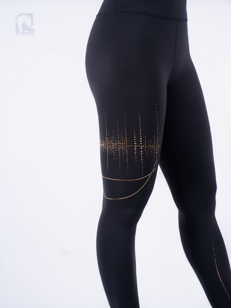 Lycra® Punk Style “V”-waist Legging